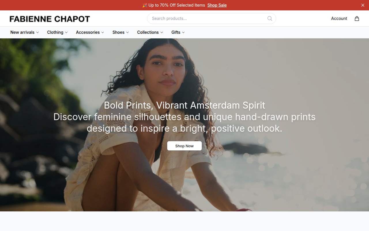 Screenshot van Fabienne Chapot Official | Fabienne Chapot