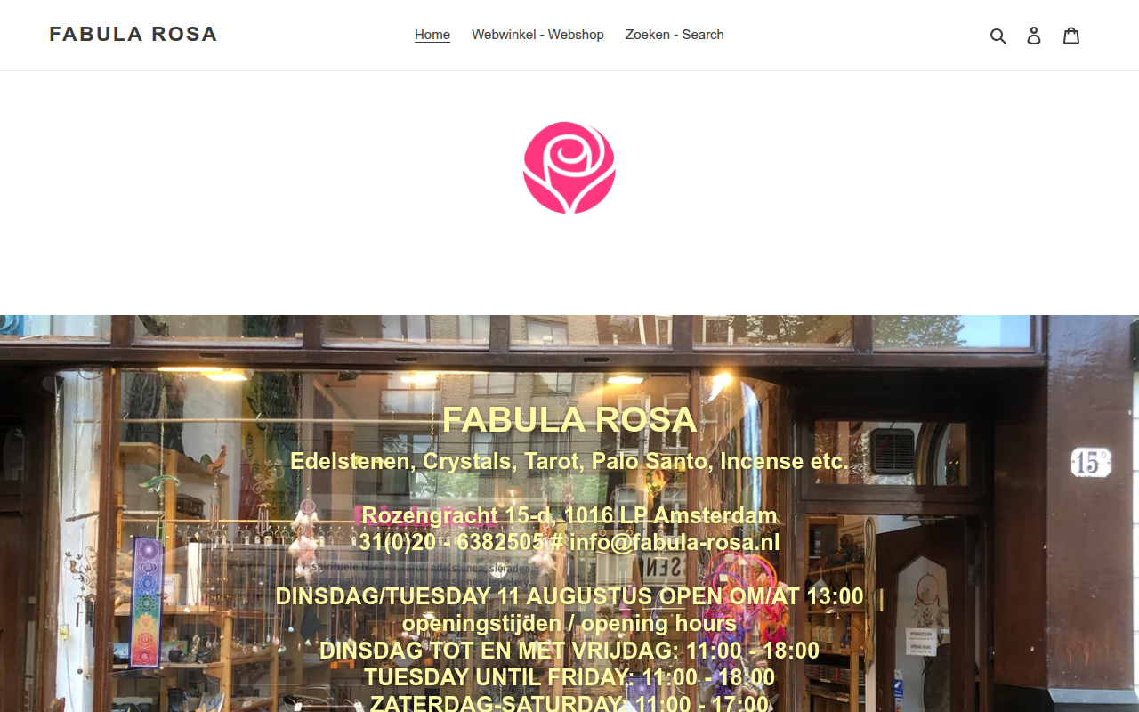 Screenshot van fabula-rosa.com