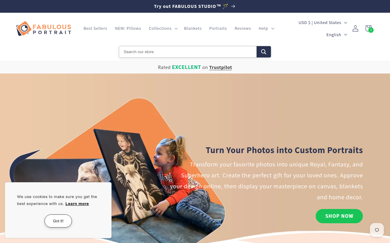 Screenshot van Fabulous Portrait
