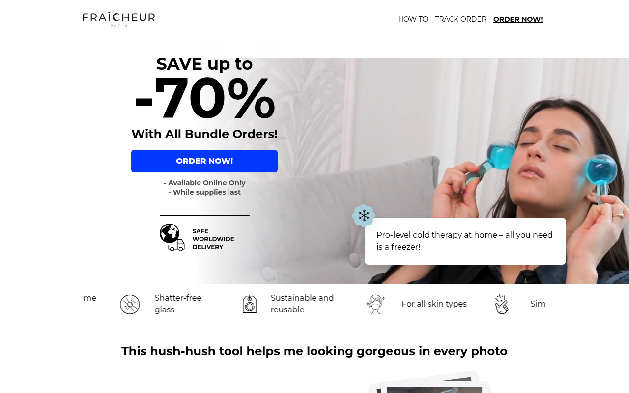 Screenshot van Faceiceglobes