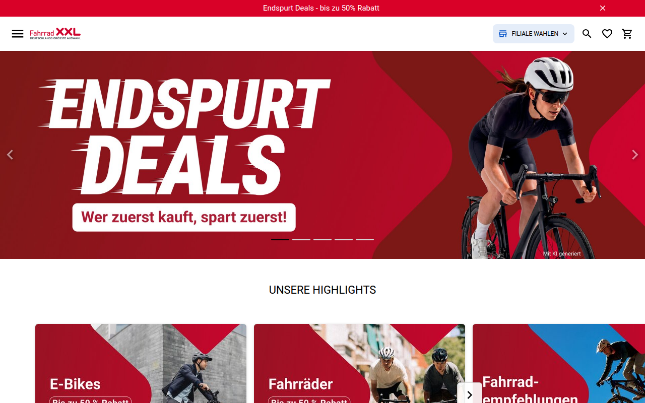Screenshot van fahrrad-xxl.de
