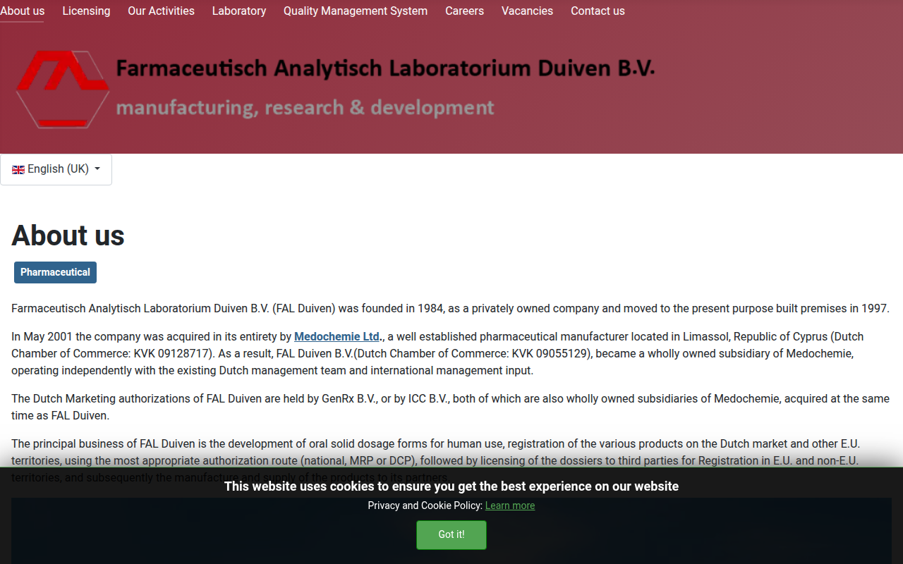Screenshot van falduiven.com