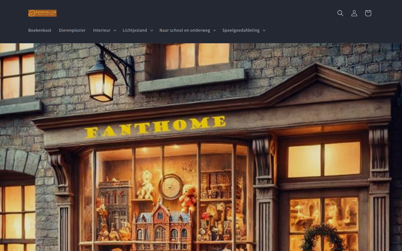 Screenshot van fanthome.com
