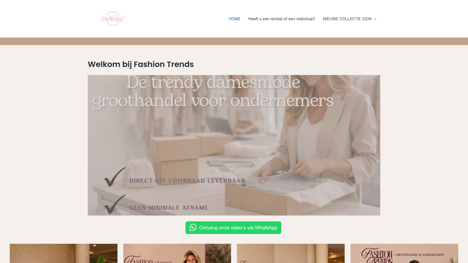 Screenshot van fashion-trends.nl