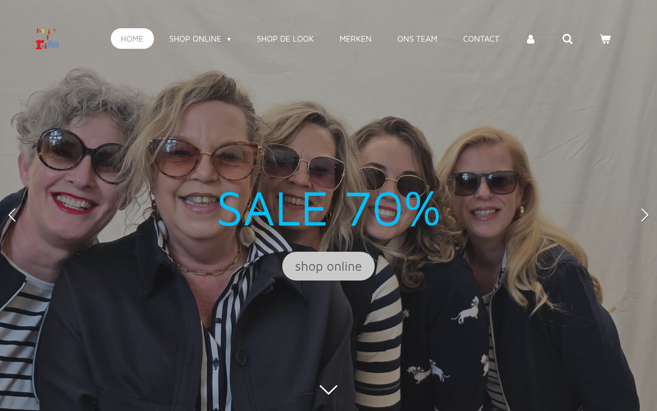 Screenshot van fashionbyreiss.nl