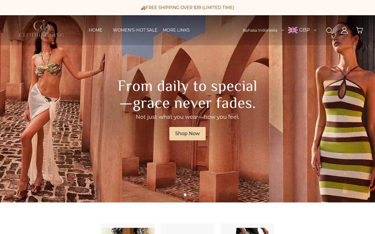 Screenshot van fashionevers.com