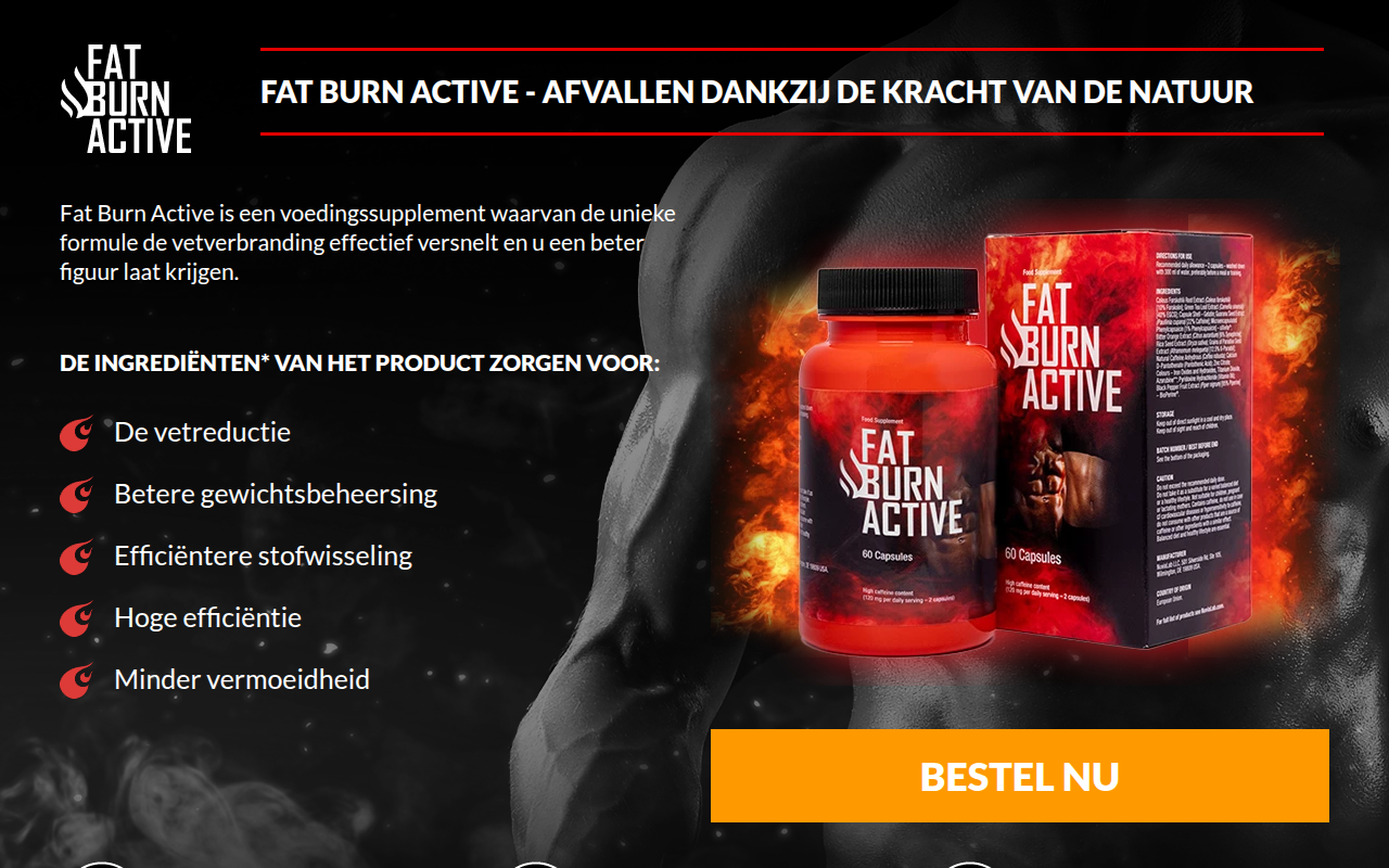 Screenshot van fatburnactive.nl