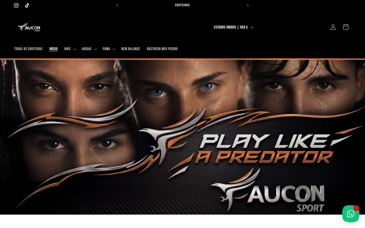 Screenshot van fauconsport.com