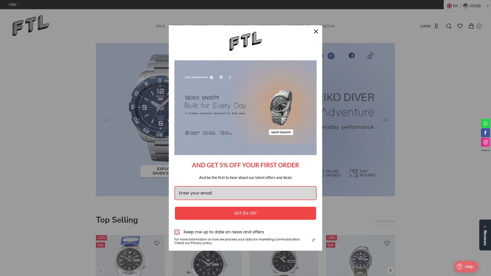 Screenshot van fazlanitradingltd.com