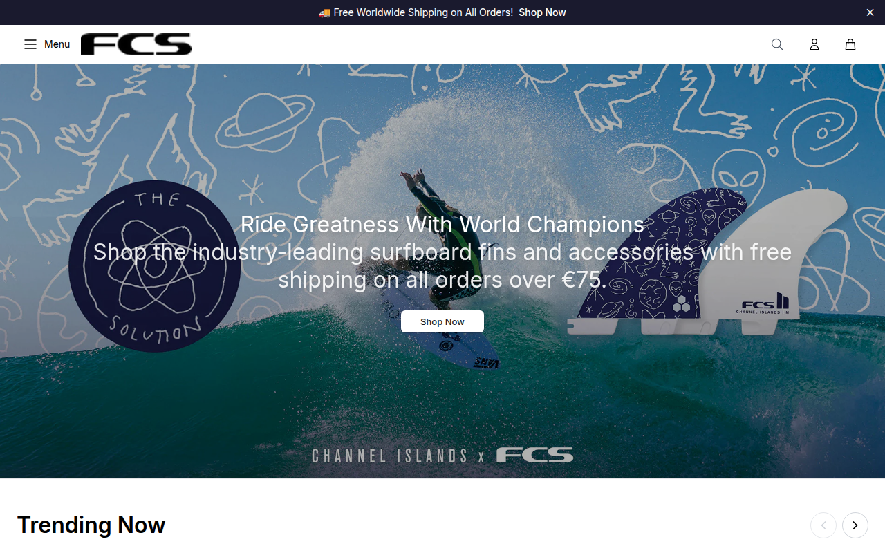 Screenshot van fcssports.shop