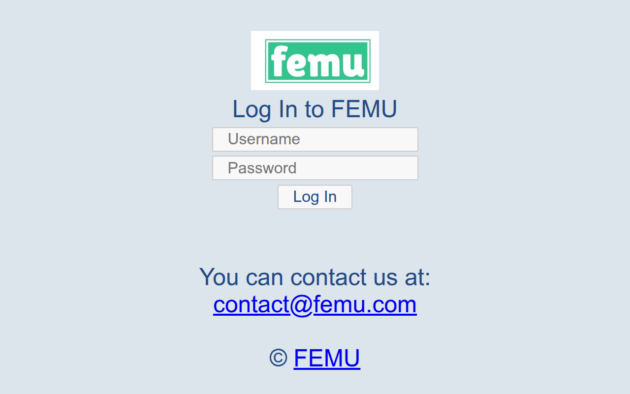Screenshot van femu.com