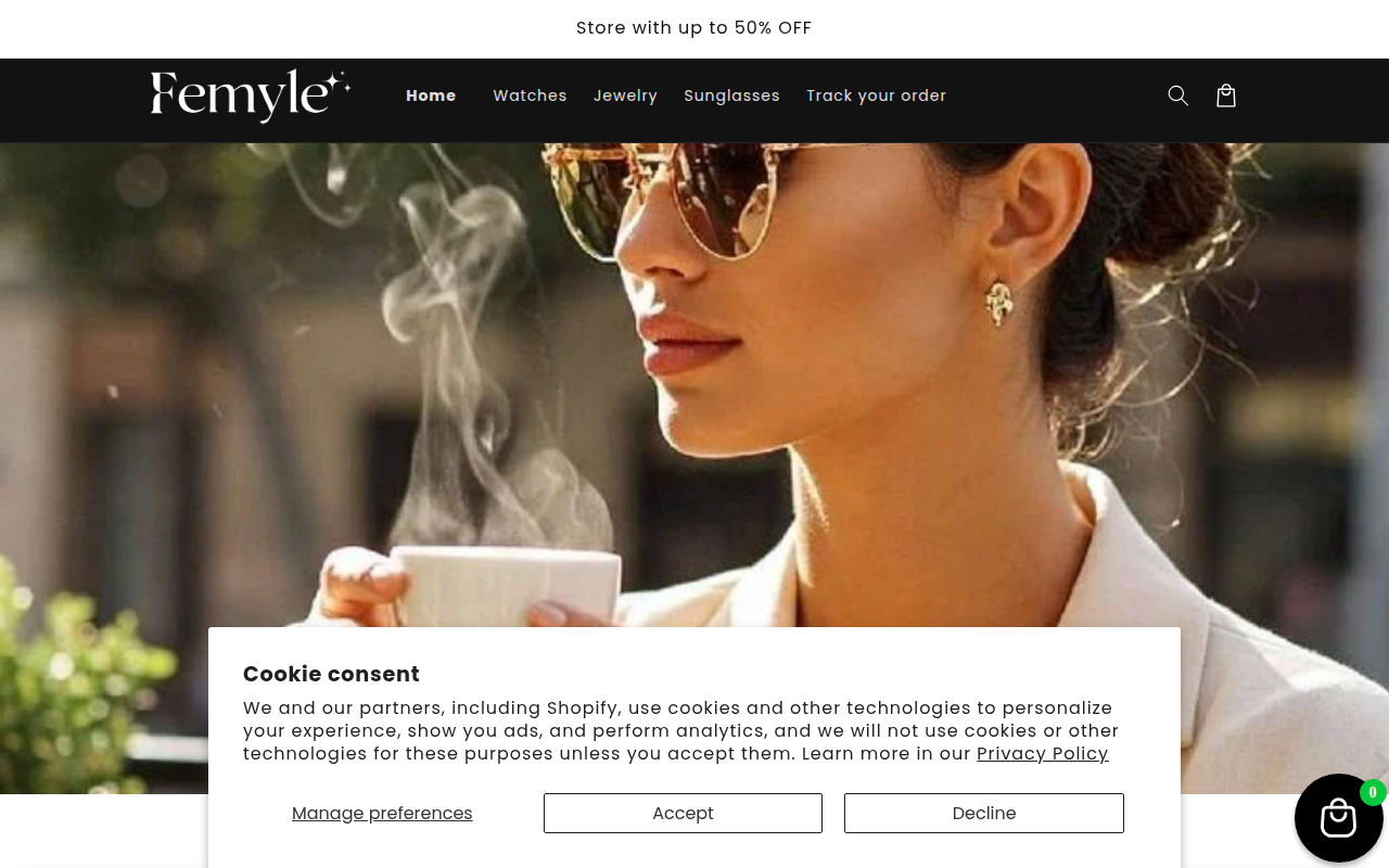 Screenshot van femyle.com