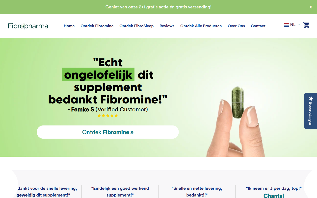 Screenshot van fibropharma.com