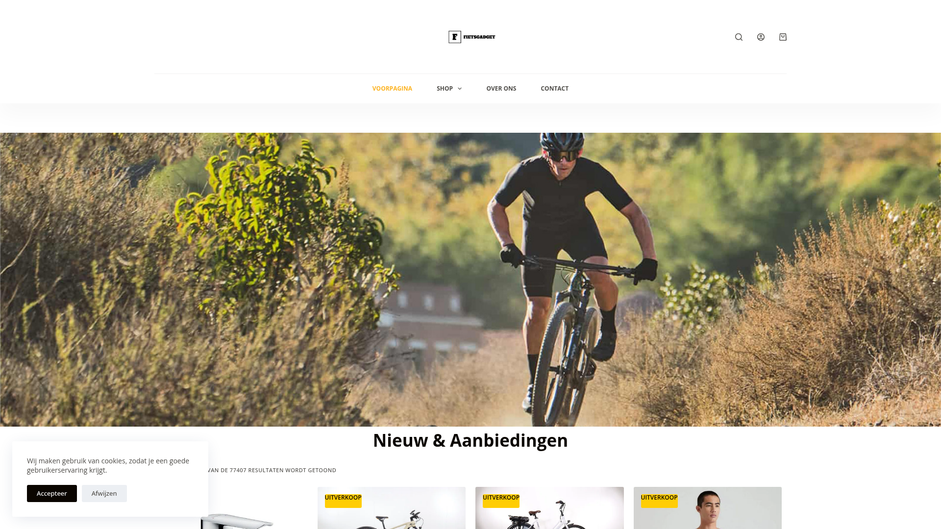 Screenshot van fietsgadget.com