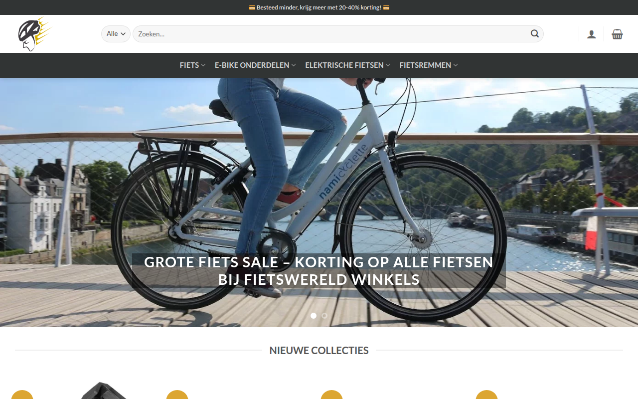 Screenshot van fietswereldwinkels.com