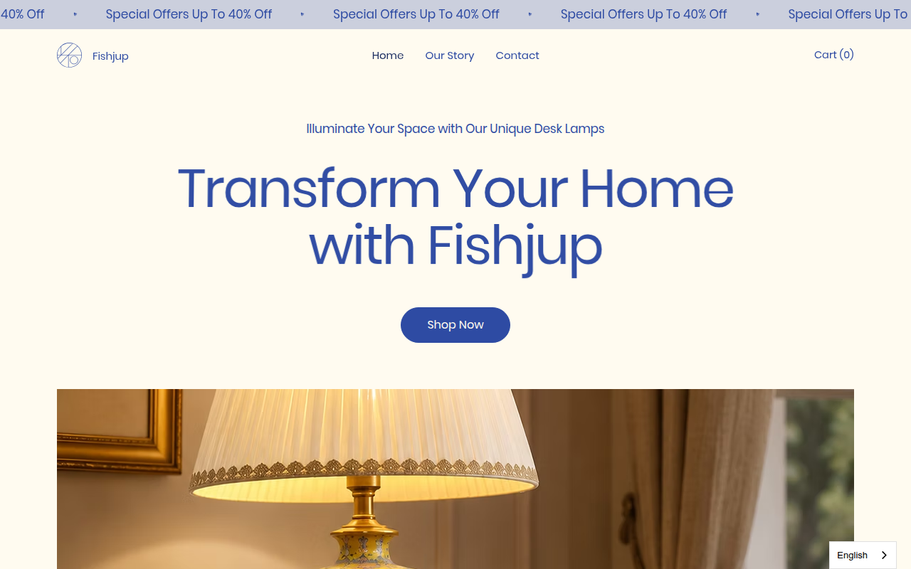 Screenshot van fishjup.com