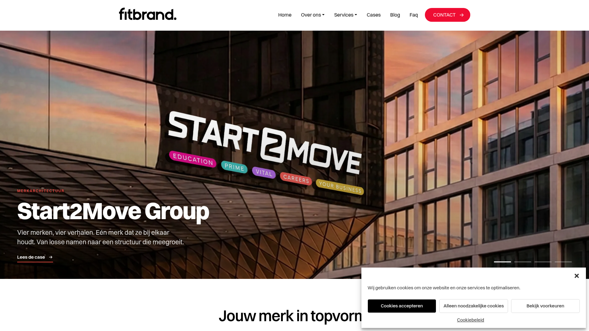 Screenshot van fitbrand.nl