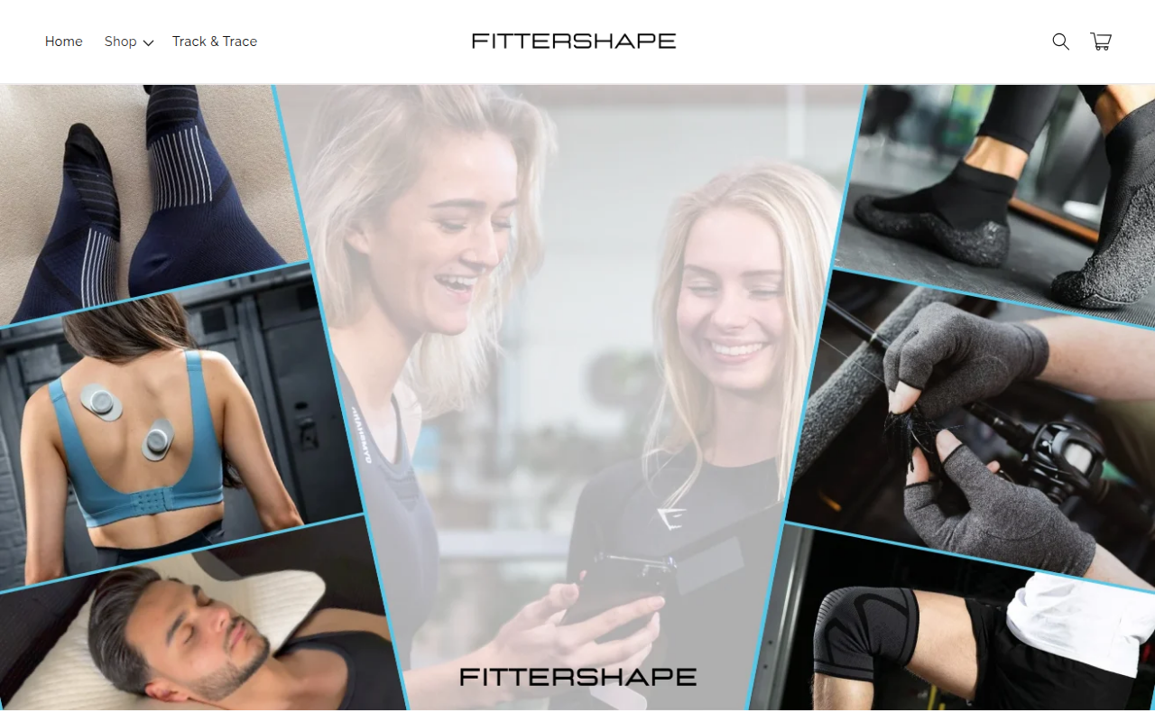 Screenshot van fittershape.nl