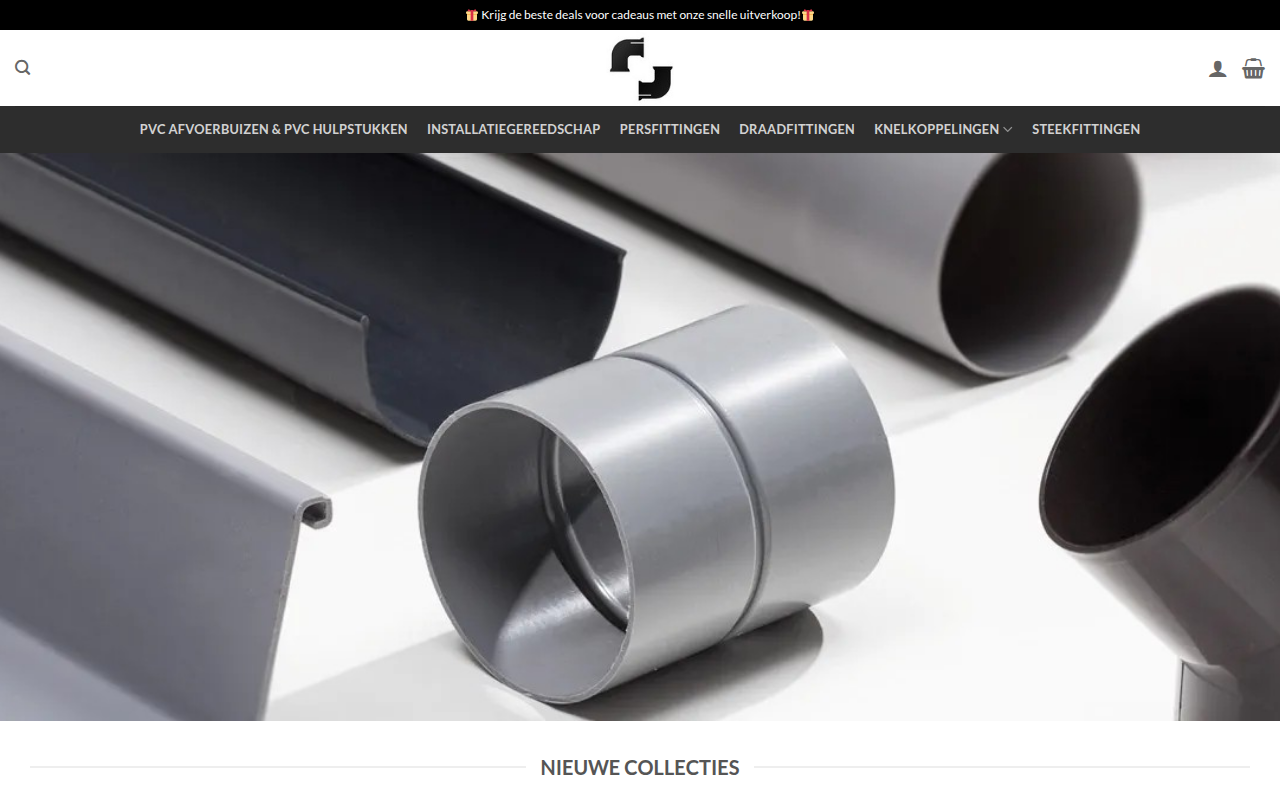 Screenshot van fittingsonlineshop.com