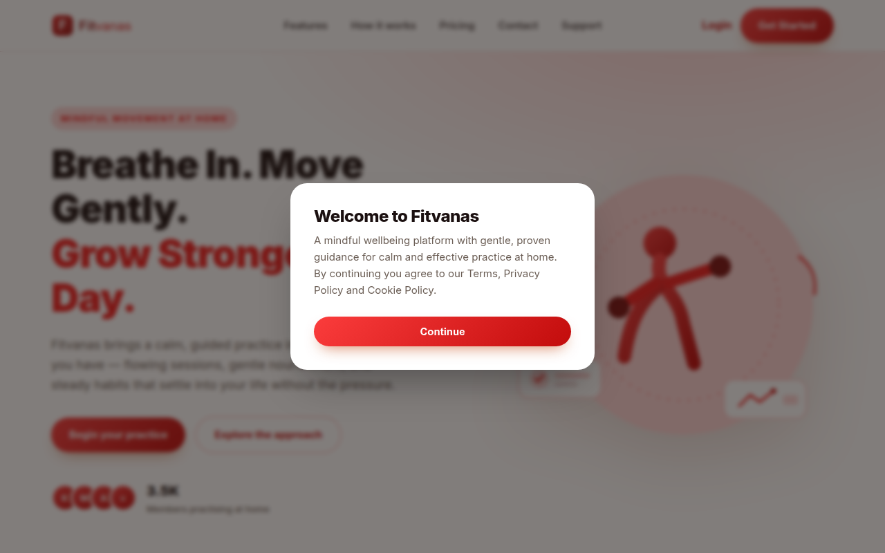 Screenshot van fitvanas.com