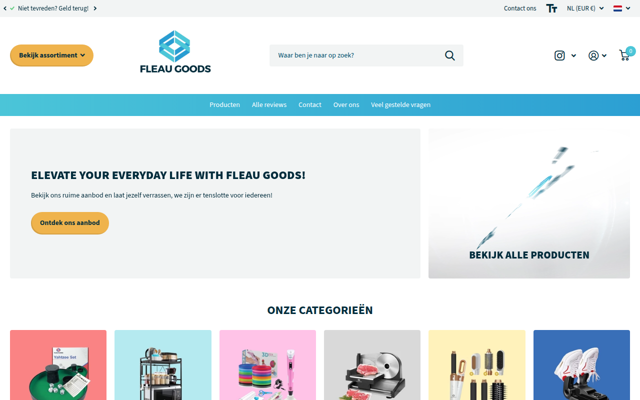 Screenshot van Fleaugoods