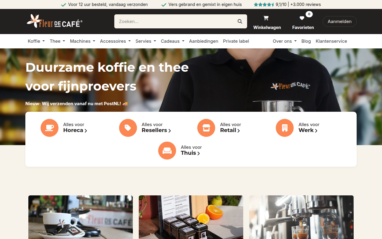 Screenshot van fleurdecafe.nl