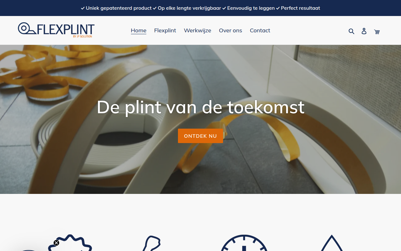 Screenshot van flexplint.nl