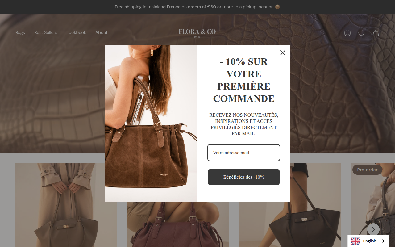 Screenshot van floraandco-paris.com