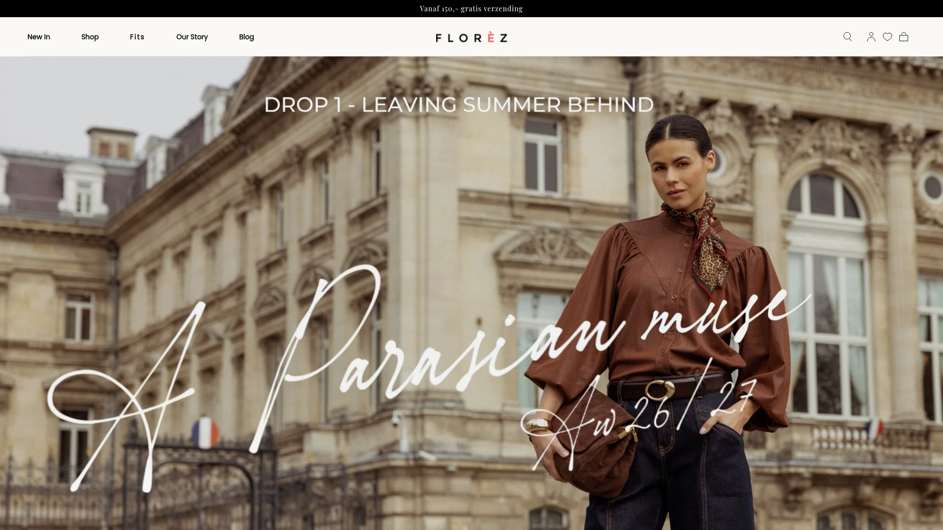 Screenshot van florez.nl