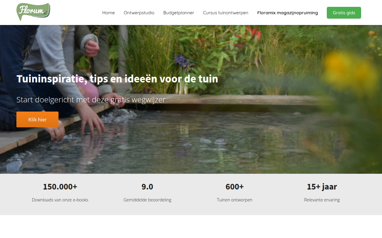 Screenshot van florum.nl