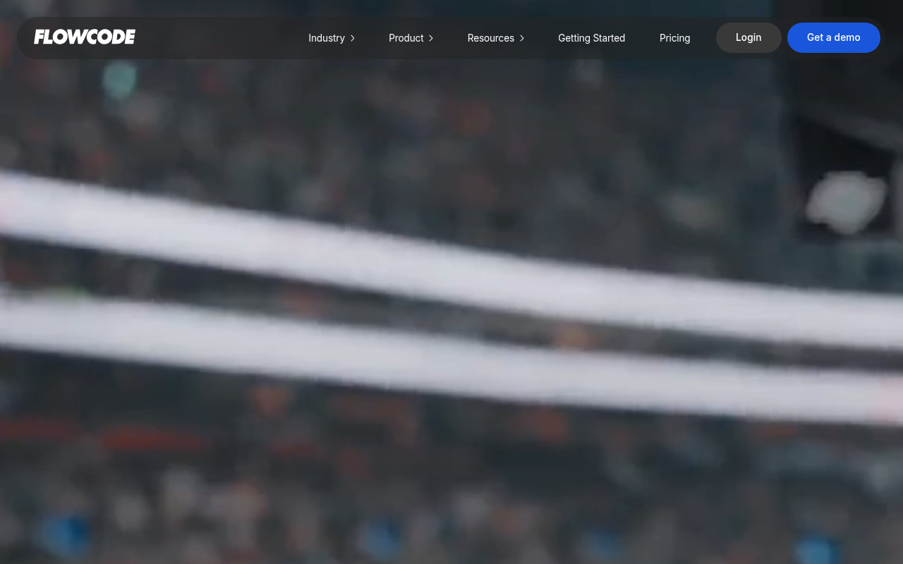 Screenshot van flowcode.com