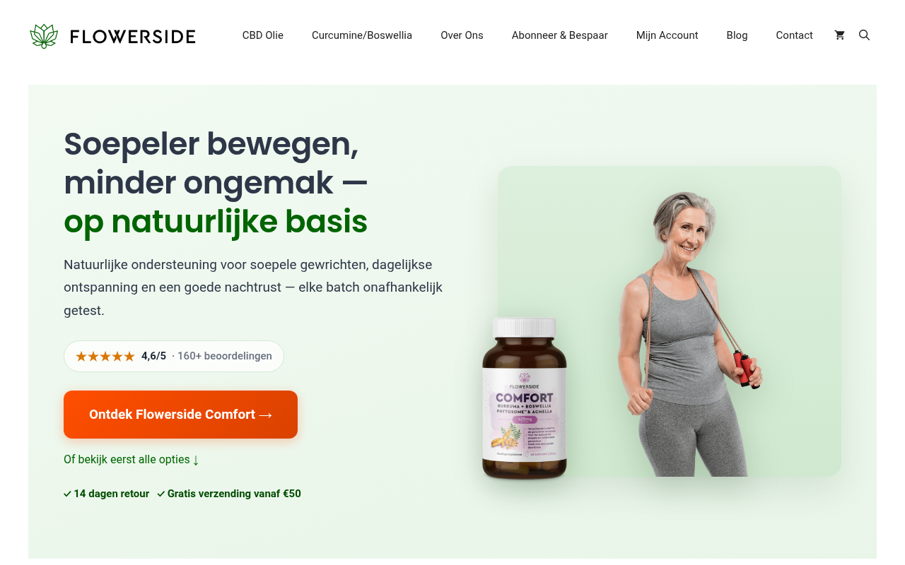 Screenshot van flowerside.nl