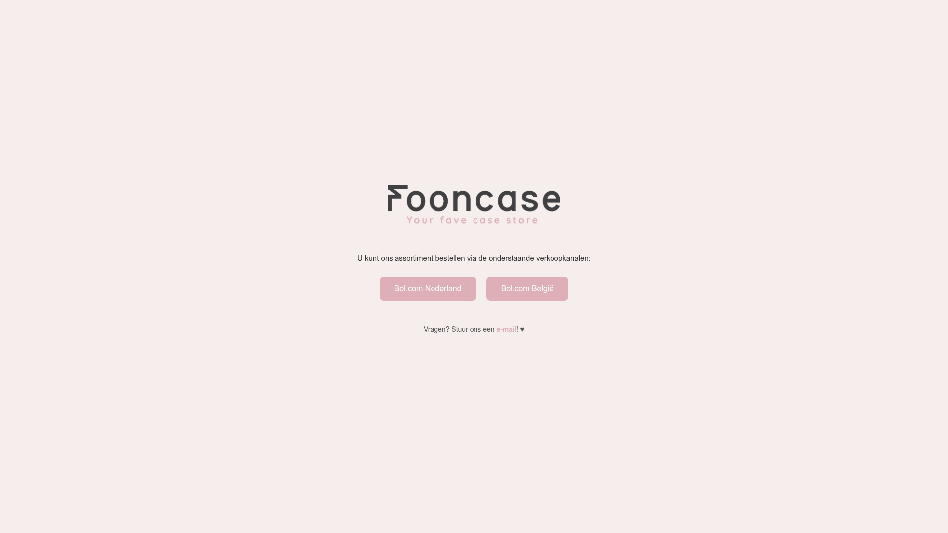 Screenshot van fooncase.com