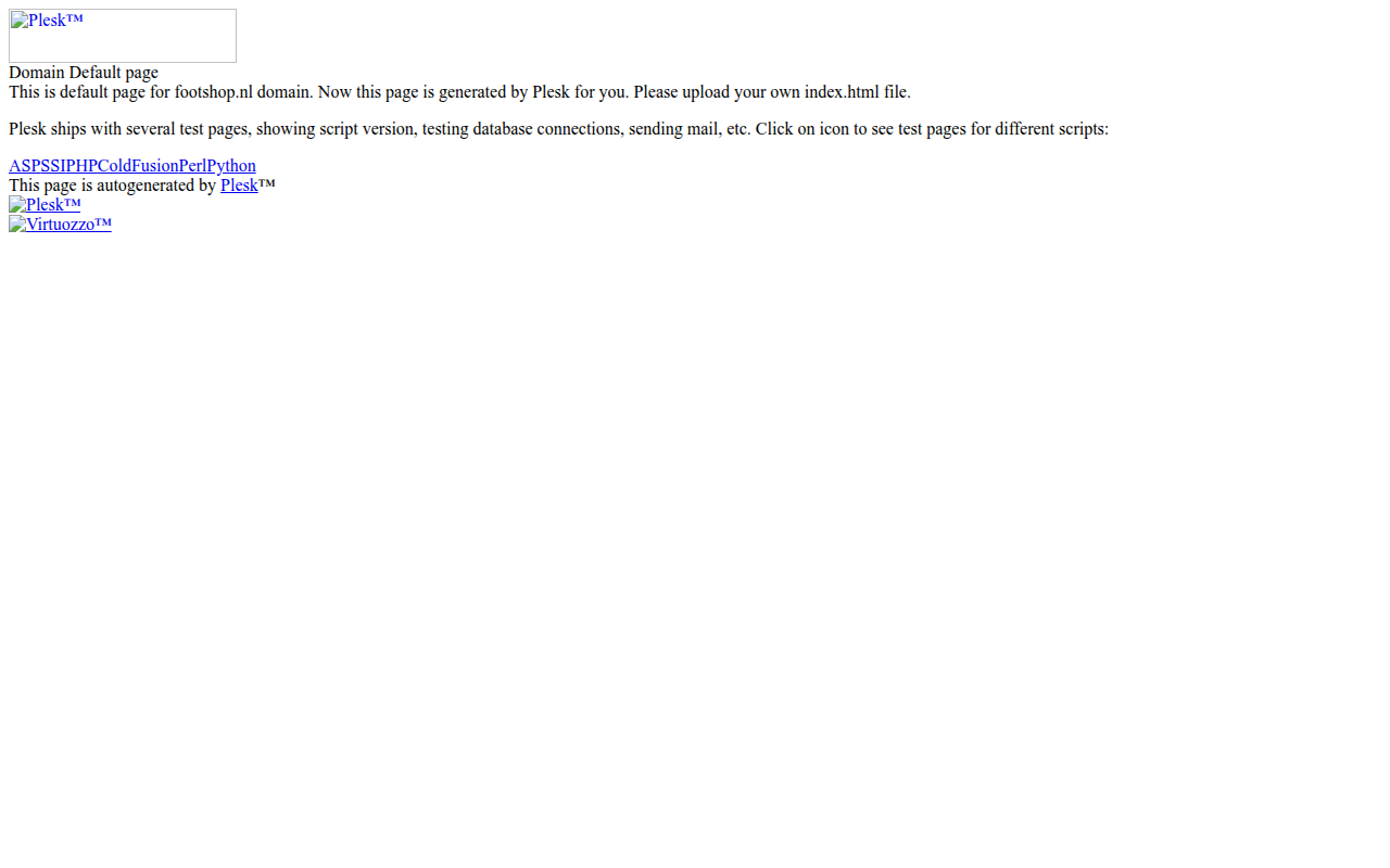 Screenshot van Footshop
