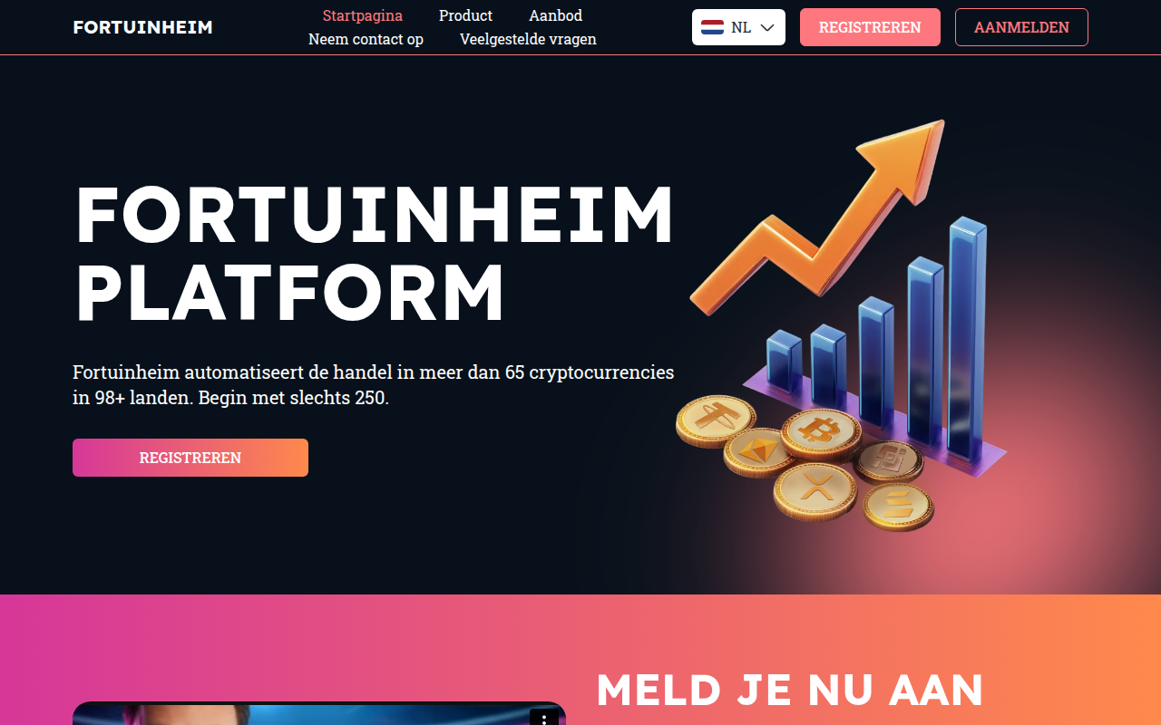 Screenshot van fortuinheim.com