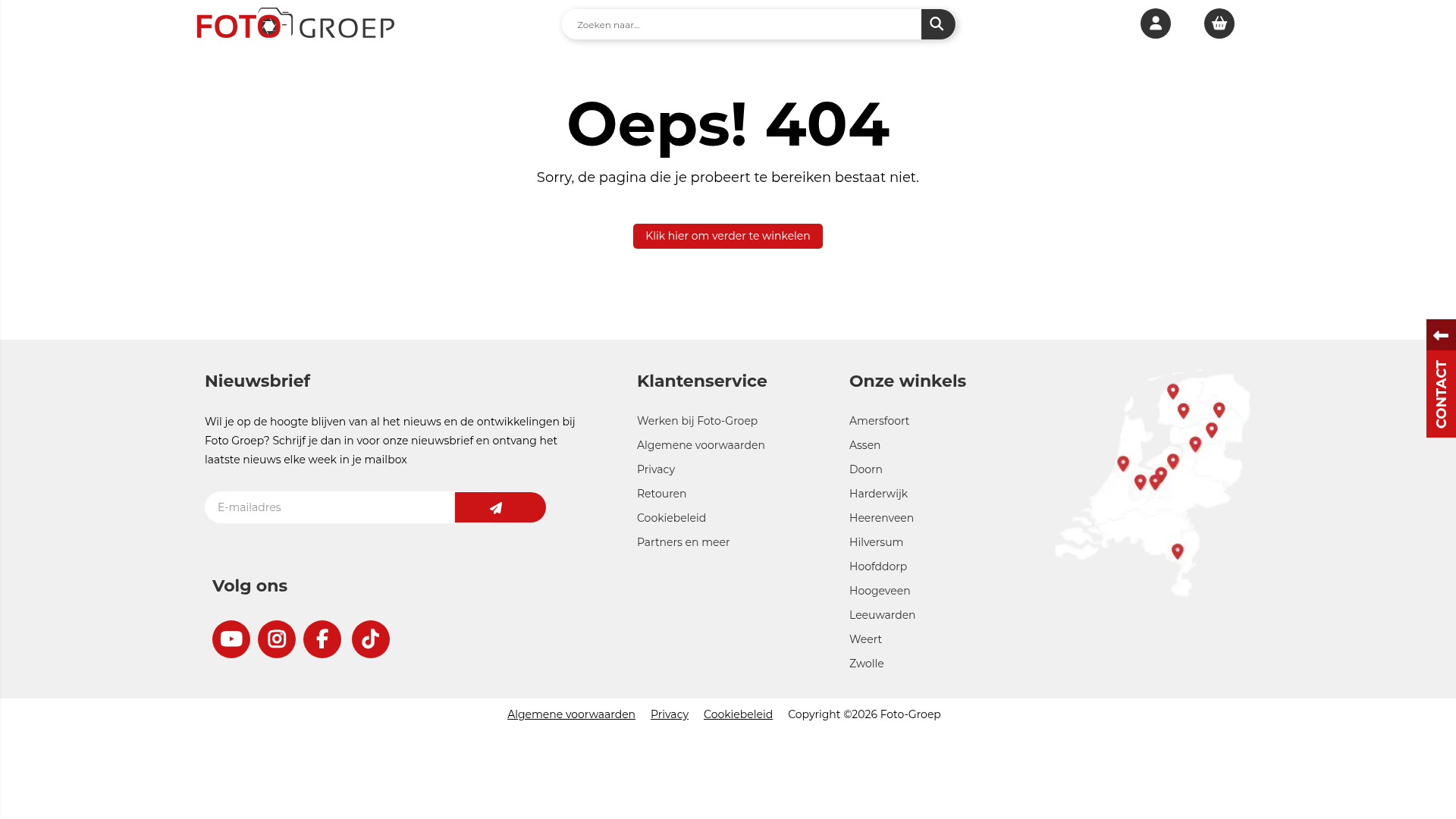 Screenshot van fotodebock.nl
