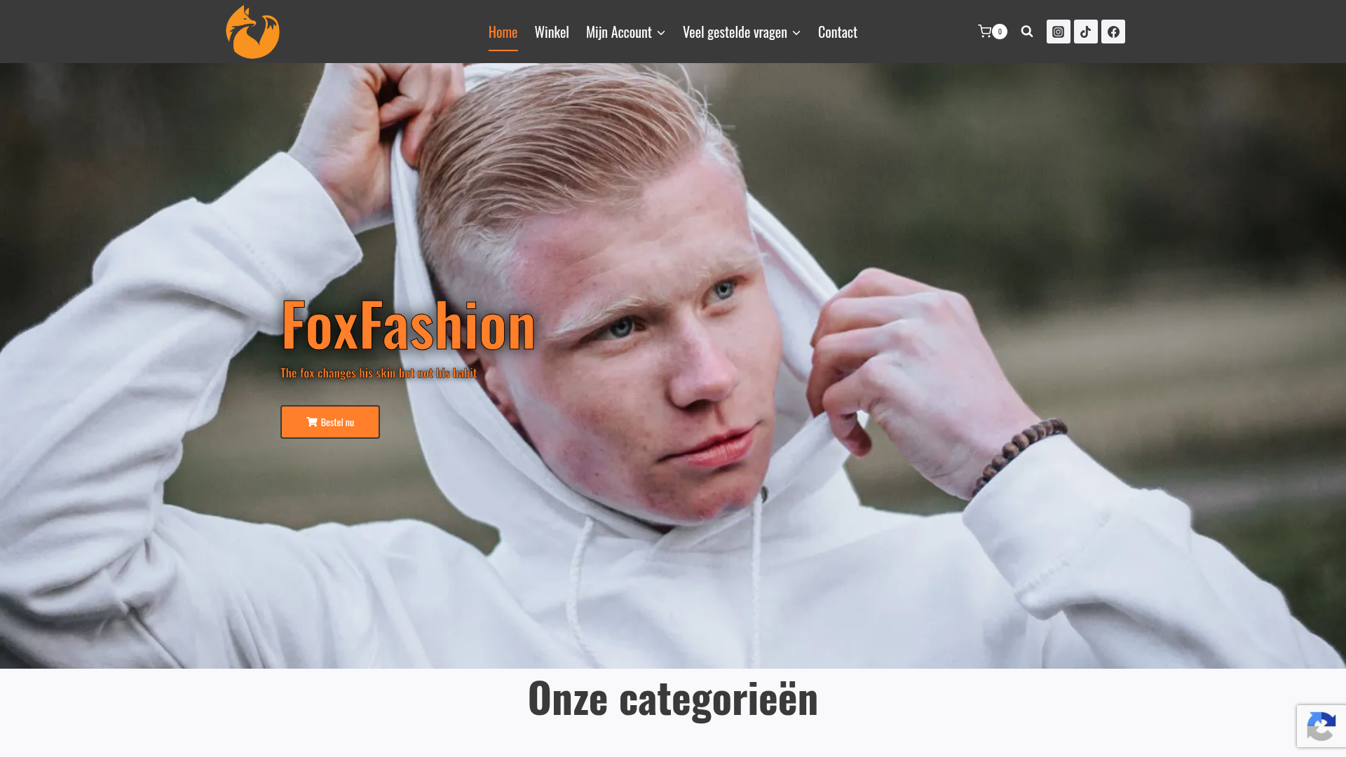 Screenshot van foxfashion.store