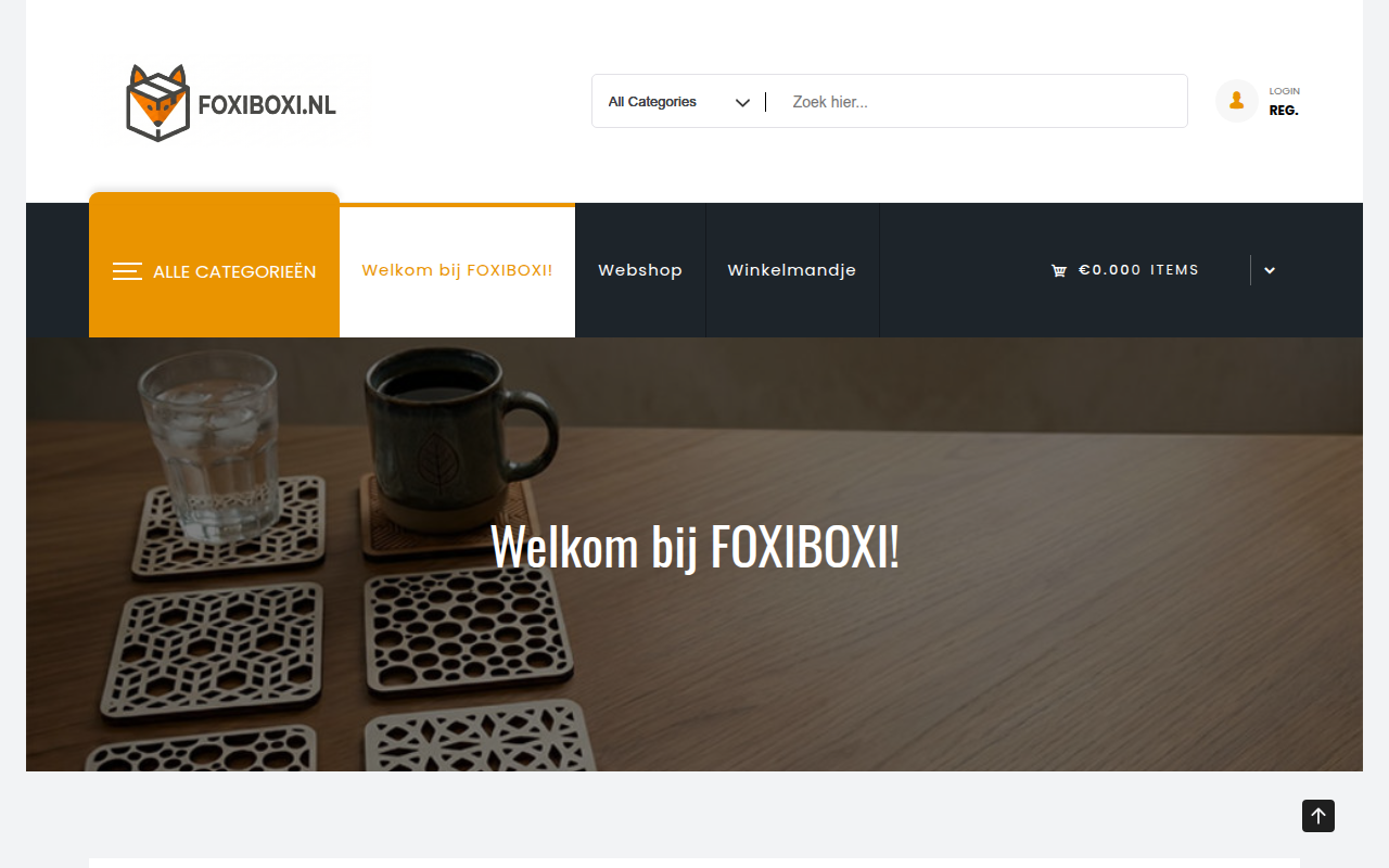 Screenshot van foxiboxi.nl