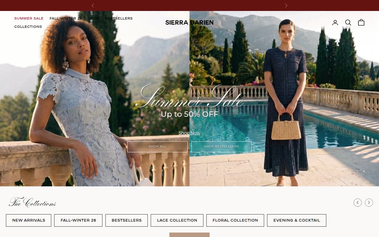 Screenshot van fr.sierradarien.com