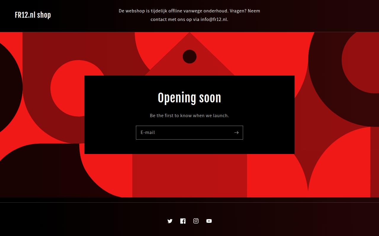 Screenshot van Fr12shop
