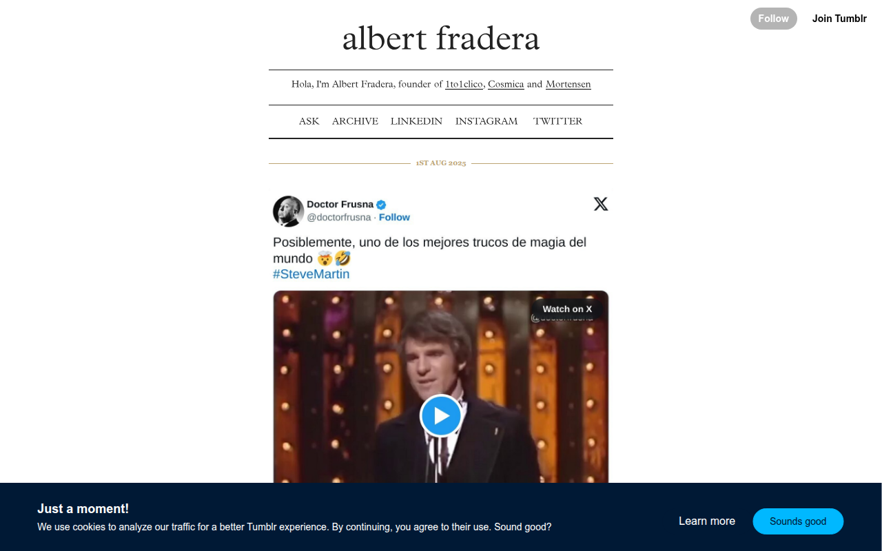 Screenshot van fradera.com