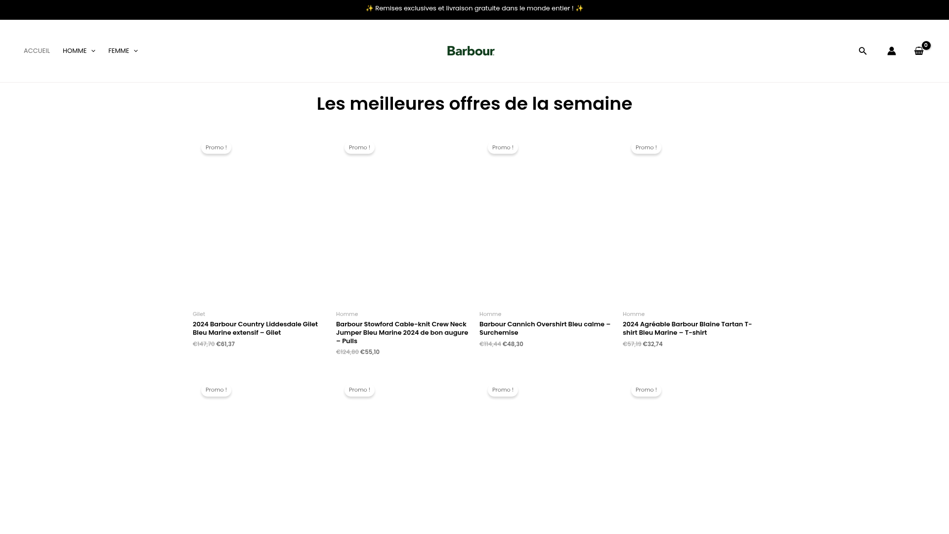 Screenshot van francebarbour.com