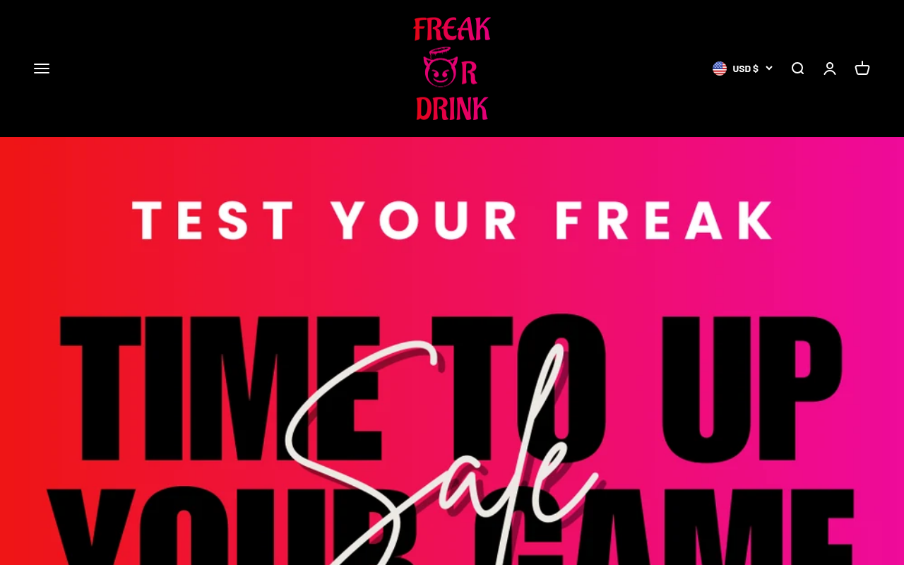 Screenshot van freakordrink.com