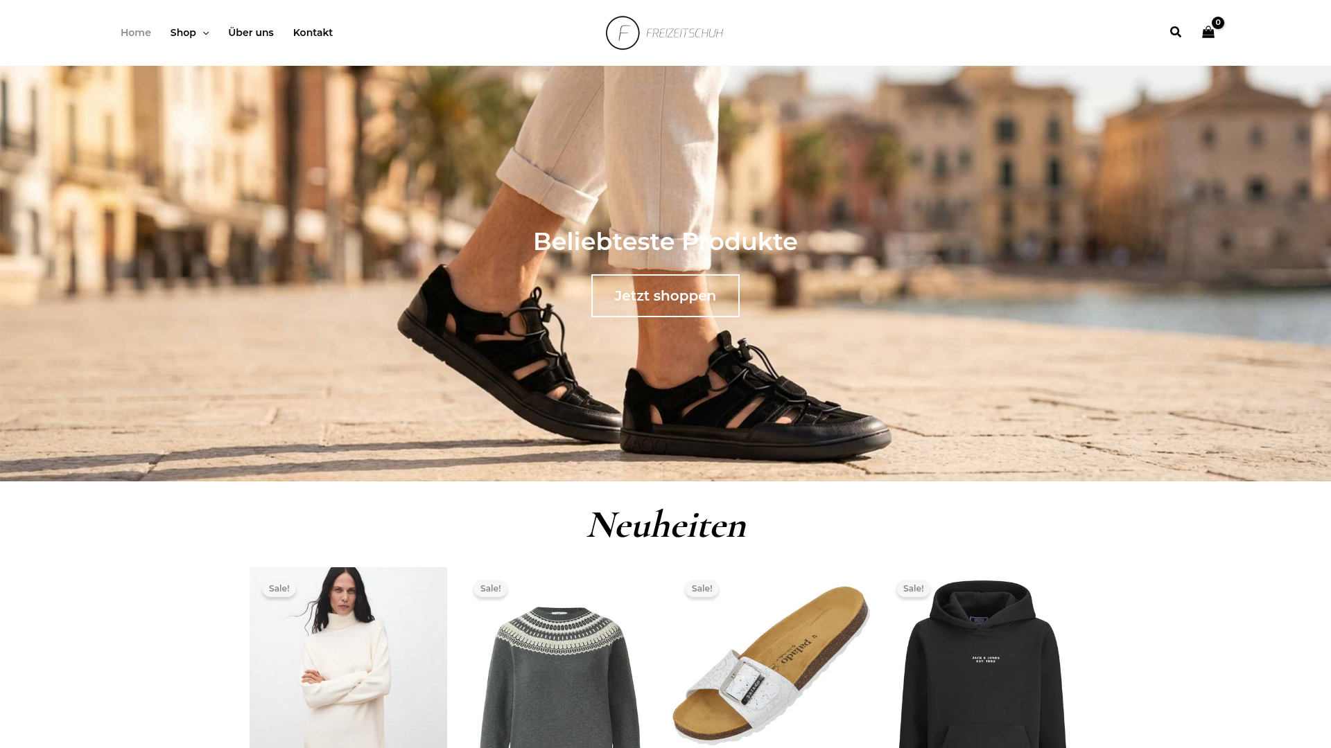 Screenshot van freizeitschuh.com