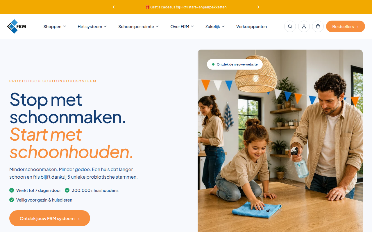 Screenshot van frmshop.nl