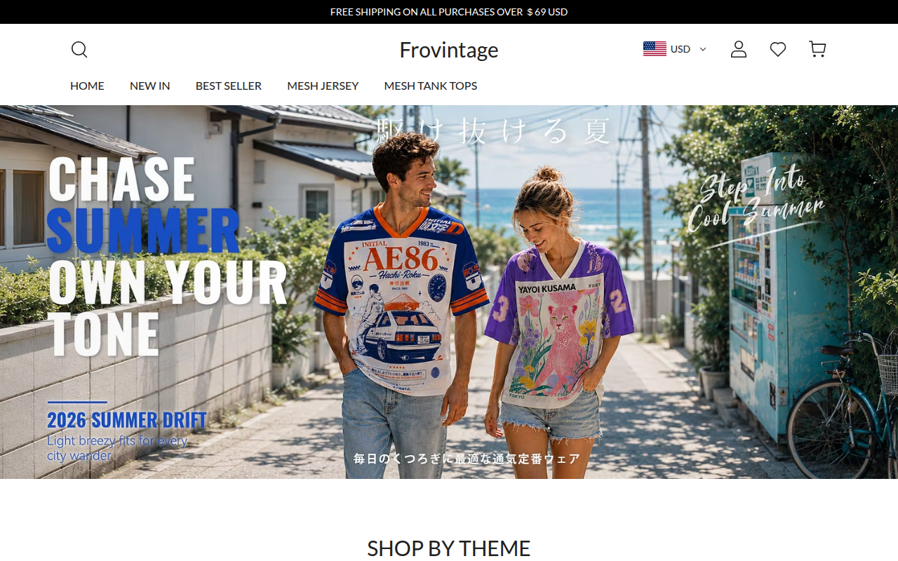 Screenshot van frovintage.com