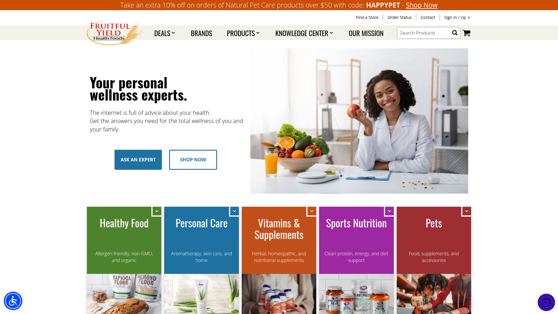 Screenshot van fruitfulyield.com
