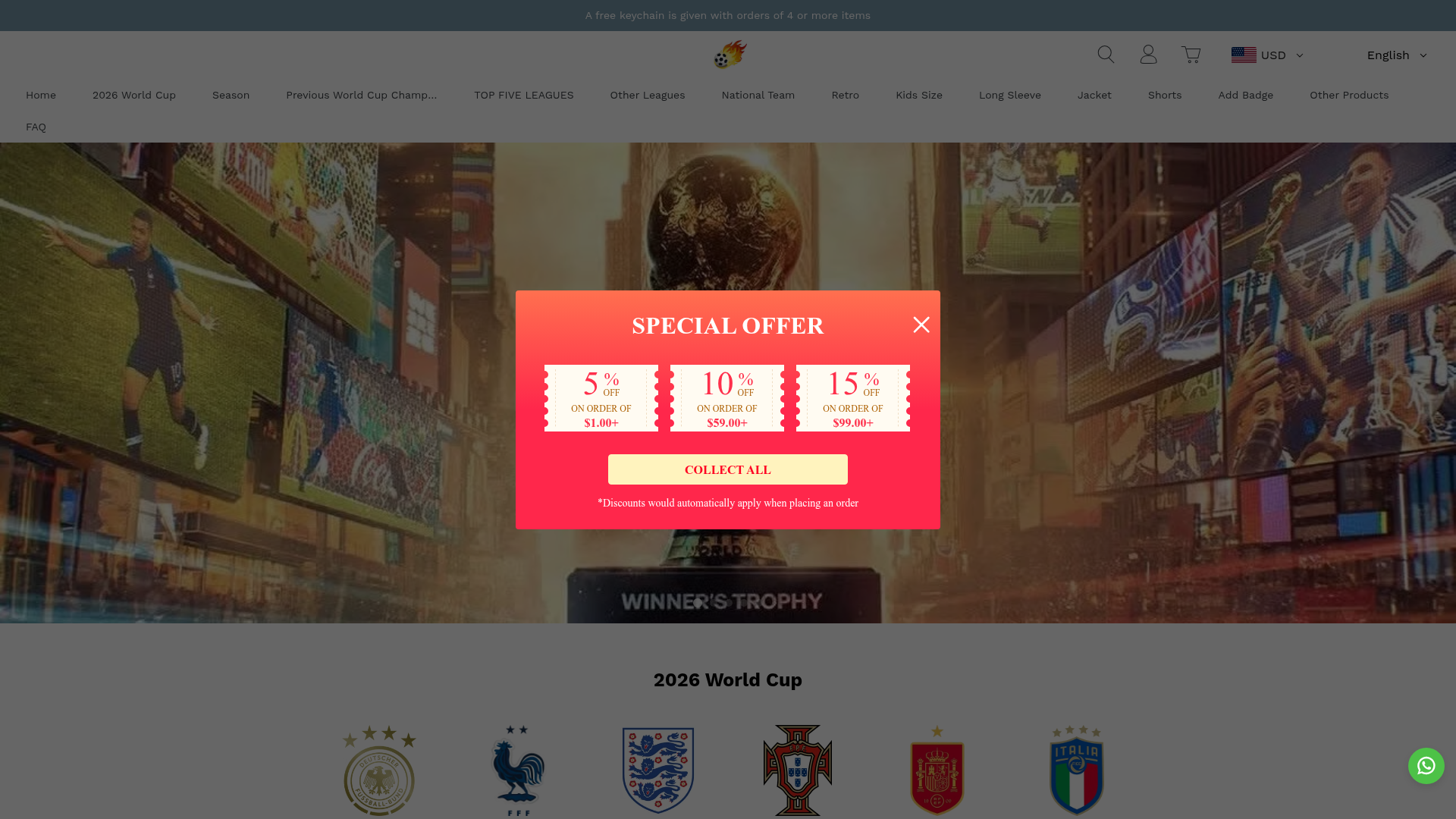 Screenshot van fsjersey.com