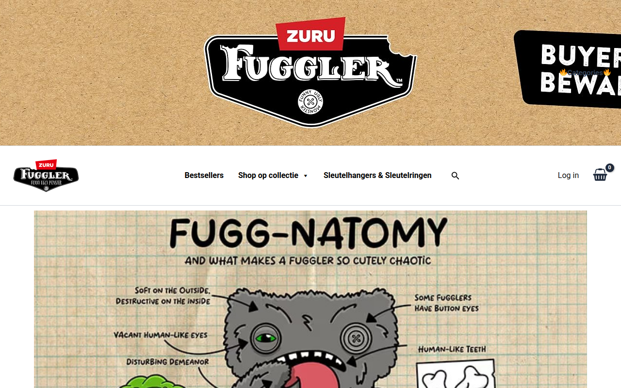Screenshot van fugglernederland.com