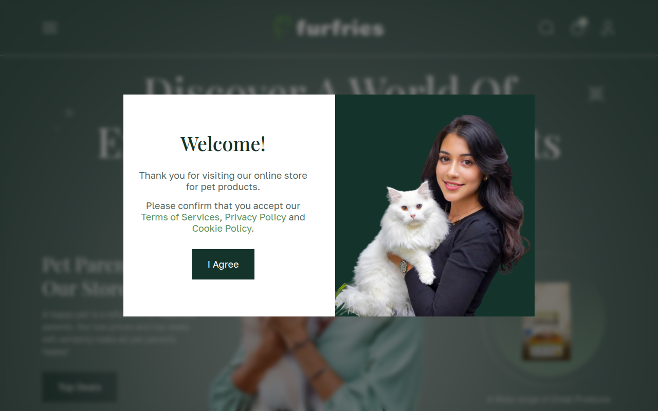 Screenshot van furfries.com